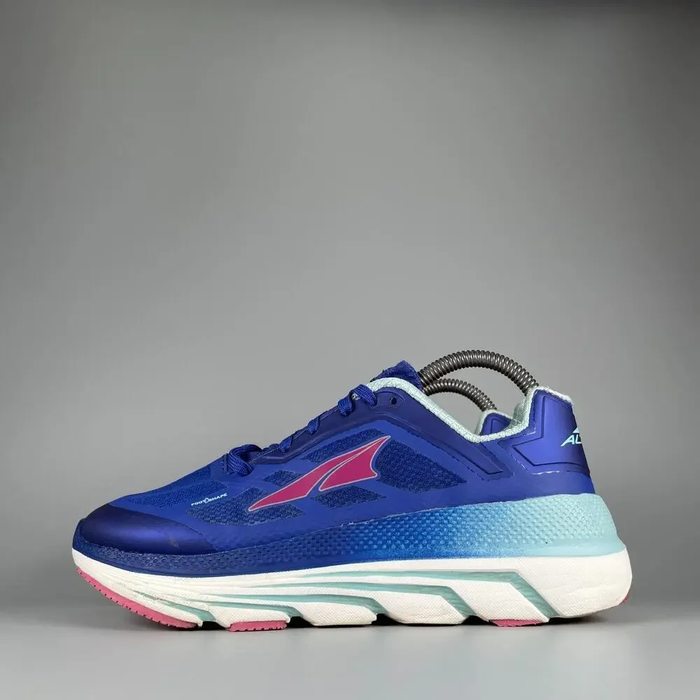 Altra Duo Women's 7 Blue Pink Running Sneakers Lace Up Low Top Shoes Casual GUC